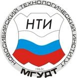 Логотип НТИ (филиал) МГУДТ, Новосибирский технологический институт (филиал) Московского государственного университета дизайна и технологий