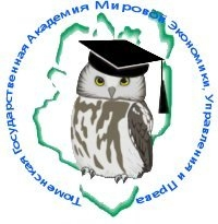 Логотип ТГАМЭУП, Тюменская государственная академия мировой экономики, управления и права